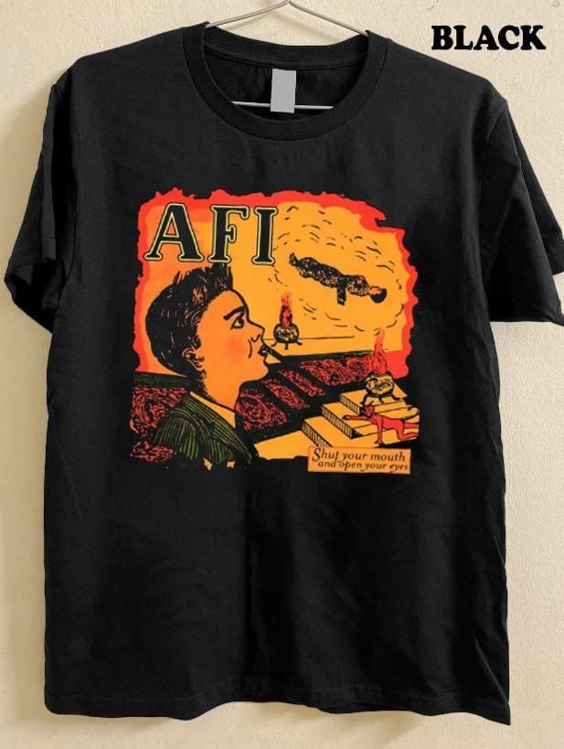 AFI band Shut Your Mouth And Open Your Eyes t-shirt QT7857