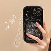 Чехол Zhitai Apple 15 для iPhone 16 Pro Max, 14, 12 Pro, противоударный мягкий чехол с кремовым узором