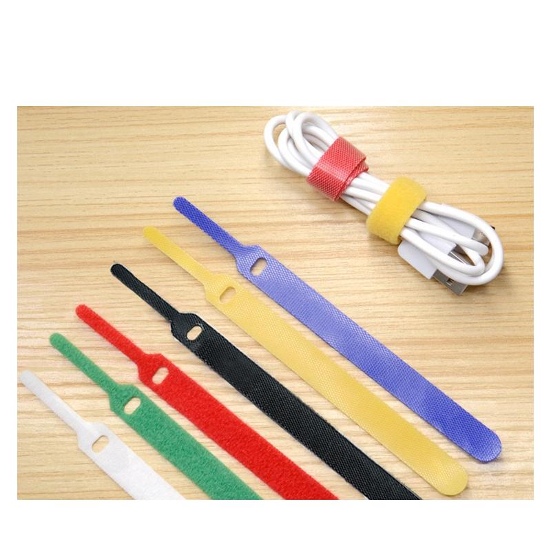 Многоразовые кабельные стяжки Многоцелевые прокладки кабелей Кабельные стяжки Проволочные стяжки Регулируемый крепежный шнур Органайзер Кабельный органайзер для дома и офиса
