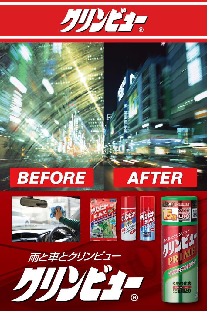 Ichinen Chemicals Очиститель стекол автомобиля Cleanview Cleanview LL 300мл 20940 & Антизапотеватель