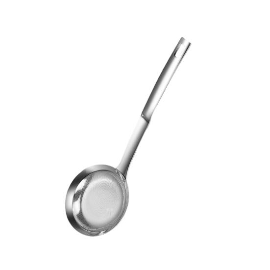 Ложка для сбора жира в горячем горшке, мелкоячеистое сито из нержавеющей стали, пенный фильтр, масляный фильтр для отделения плавающего жира, ковш-дуршлаг с длинной ручкой