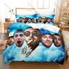 Постельное белье в стиле хип-хоп: пододеяльник + 2 наволочки, с принтом Mac Miller Balloonerism, из мягкого материала, подарок на праздник, день рождения