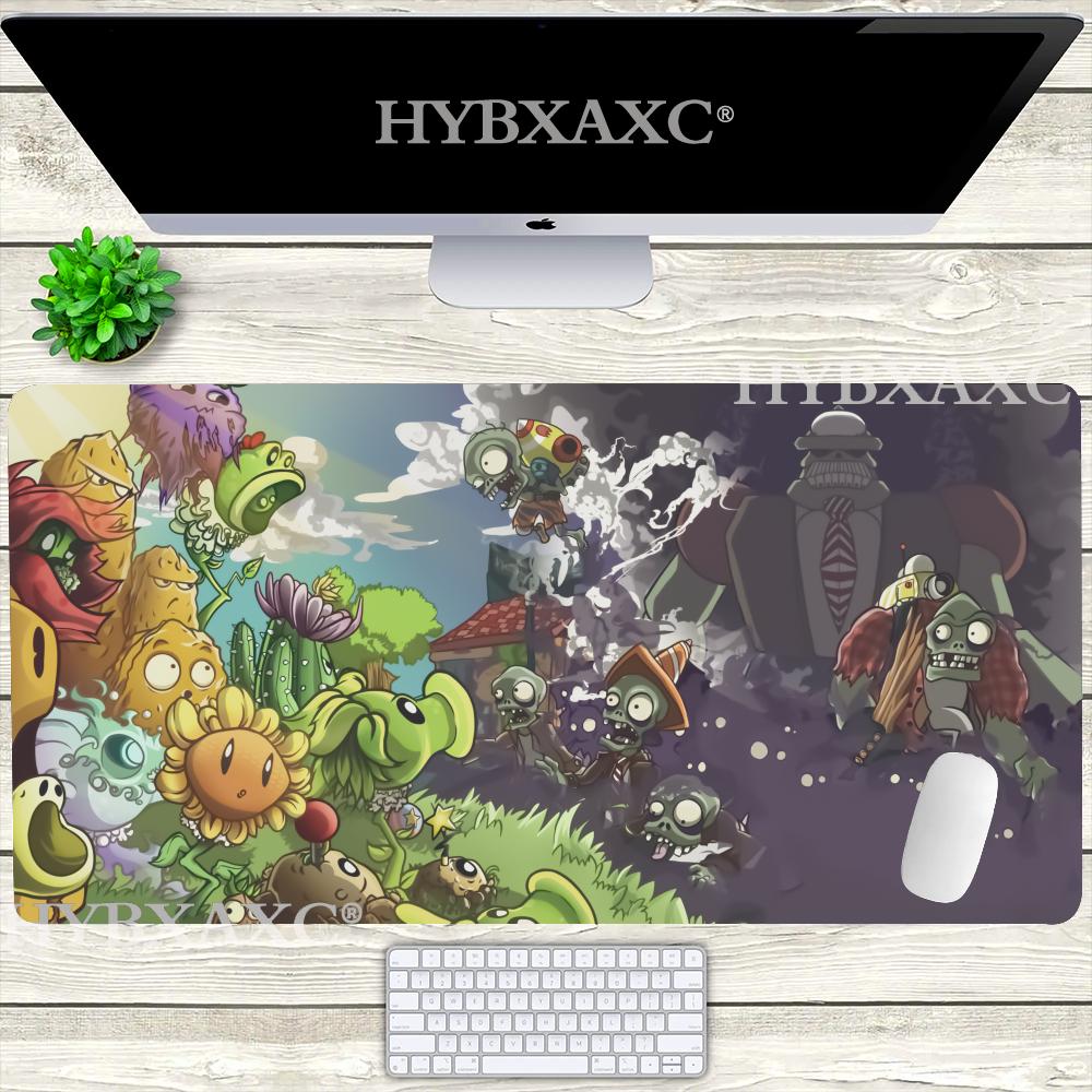 HYBXAXC PPlants vs ZZombies Replanted Карты Коврик для мыши Настольный коврик Нескользящий Необтрепывающийся Клавиатура Эргономичный Офис Резина Дом Индивидуальный