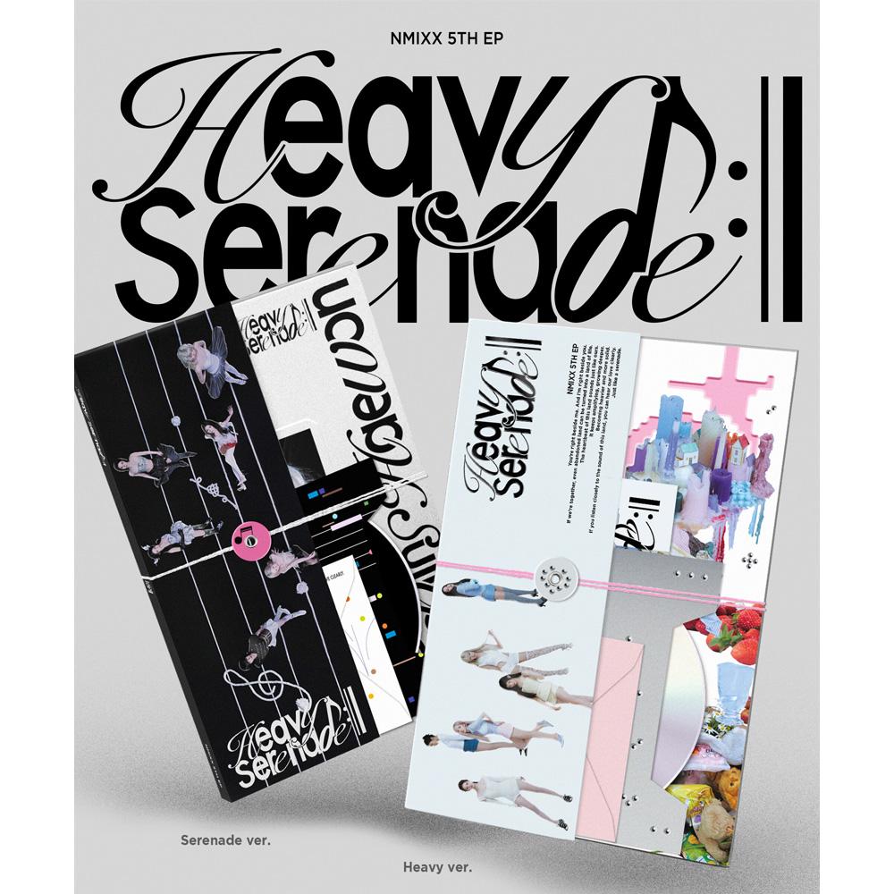 [Предзаказ] NMIXX Heavy Serenade Kpop Альбом CD Фотокарточка Официальная Случайная Версия