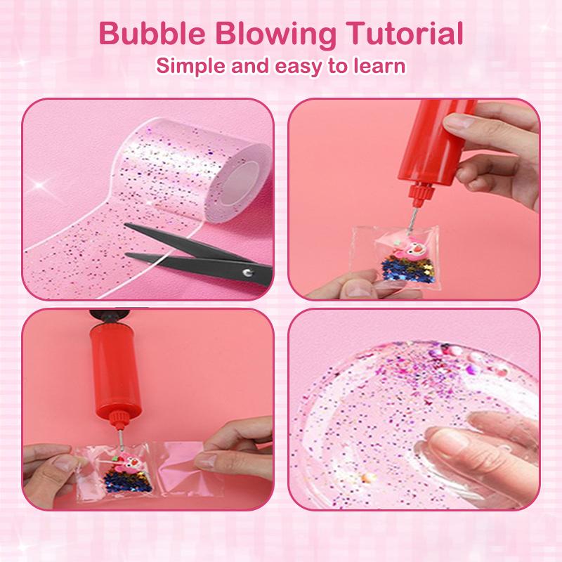 Изготовление игрушек своими руками из пузырчатой ленты, не оставляющей следов, двухсторонней клейкой ленты, многоразовой цветной высоколипкой наноленты