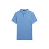 Футболка Polo SS24, однотонная, с вышивкой в виде маленького пони, прямая, повседневная, с коротким рукавом, детские топы поло, синяя CWPOKNIY8021075-400