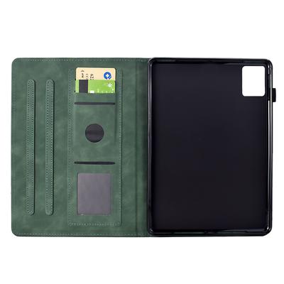 Чехол для Lenovo Tab M11/Xiaoxin Pad 11 2024 с принтом кошек, из ПУ кожи, со слотами для карт, обложка для планшета