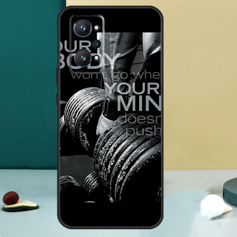 Фитнес Зал Бодибилдинг Для OPPO Realme C33 C55 C35 C31 C30 C21Y C25 C11 C15 GT Neo 5 3T 2T 8 9 10 11 Pro Plus Чехол