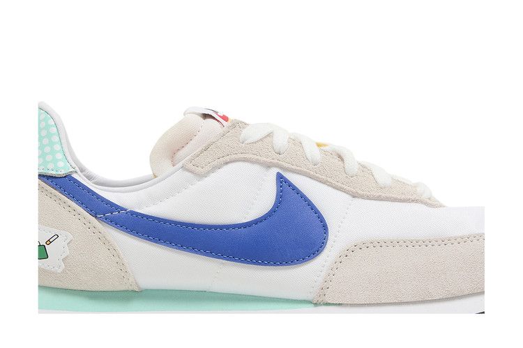 Kids' Sneakers Nike Waffle Trainer 2 Scrapbook (GS) White/Pepper Red/Sapphire Blue