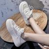 Casual Dermis Breathable Little White Shoes 2024 New Fashion Simple All-match Solid Color Running Sneakers Women Summertime
