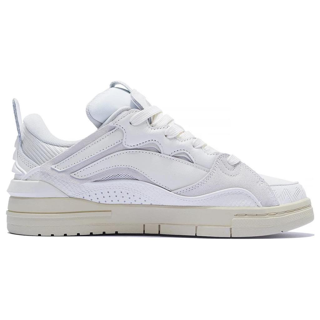 Li Ning We Wo золотистые удобные универсальные нескользящие износостойкие дышащие низкие кроссовки для скейтбординга мужские кроссовки белые AECS073-7