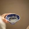 Антикварная сине-белая коническая чайная чашка - фарфоровая чашка Jingdezhen Master Cup, китайская ручная работа, чайная чаша, керамический чайный сервиз Gongfu
