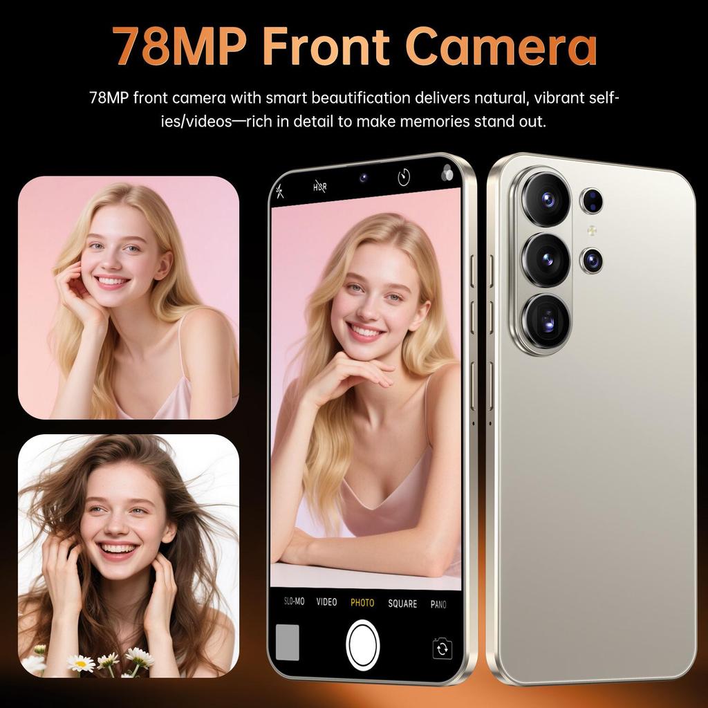 S26 Ultra 7,3" Android-смартфон, 16 ГБ + 1 ТБ памяти