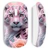 Mouse - Maniacase - Pink Snow Leopard - Wireless - Optical - Ergonomic