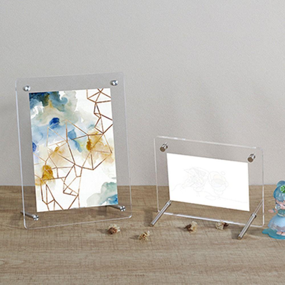 Акриловая фоторамка с подставкой для карточек, горячая фоторамка для дома