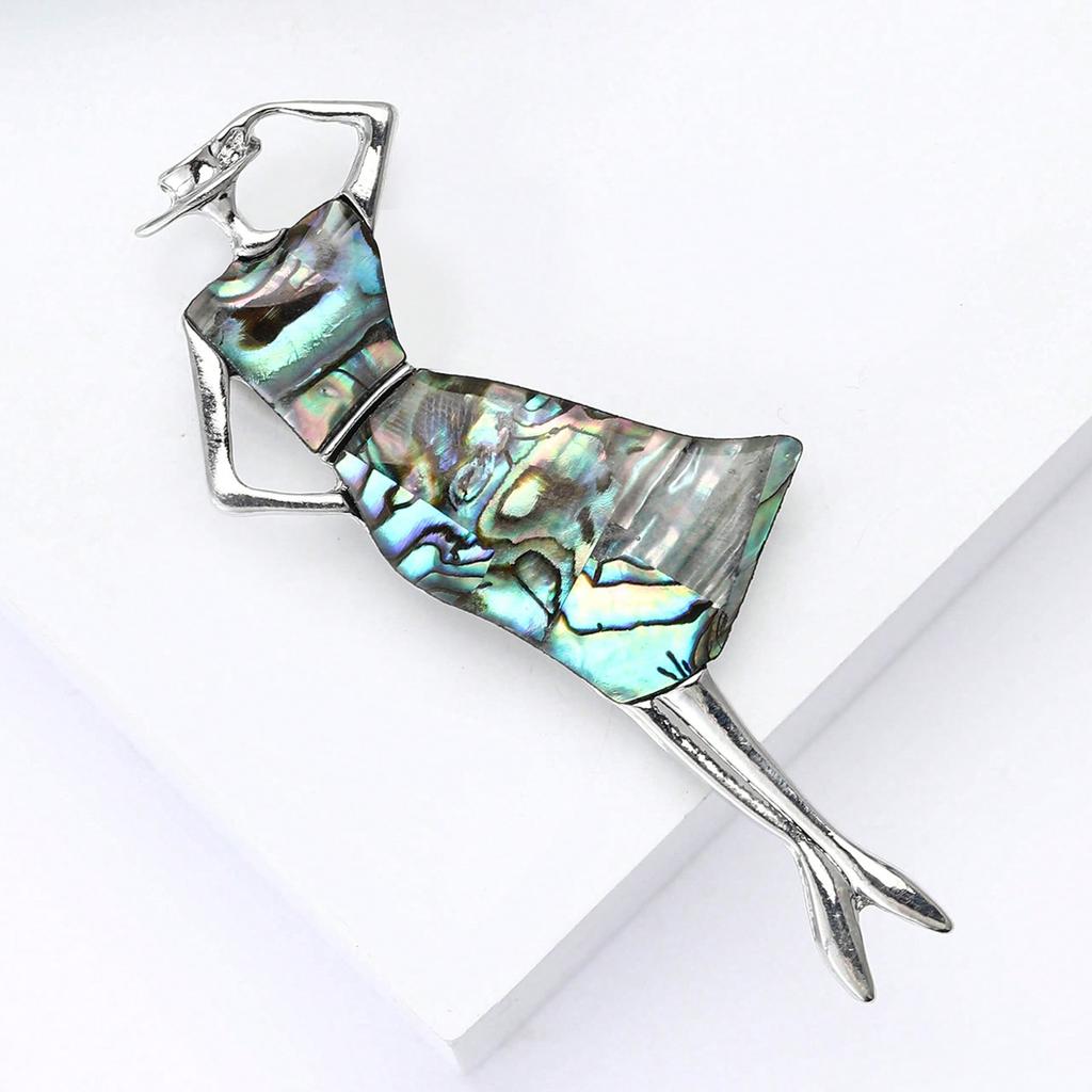 Европейская и американская летняя брошь в виде шляпы из серебристого сплава, брошь «Девушка, собирающая шляпы», персонализированная модная женская одежда, нагрудное украшение, ювелирная брошь