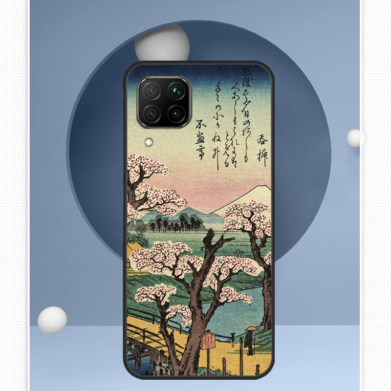 Искусство в японском стиле для Huawei Nova Y72 Y90 Y61 Y91 Y60 Y70 12s 12i 11i 8i 9 10 SE P20 P40 Lite P60 P30 Pro Чехол