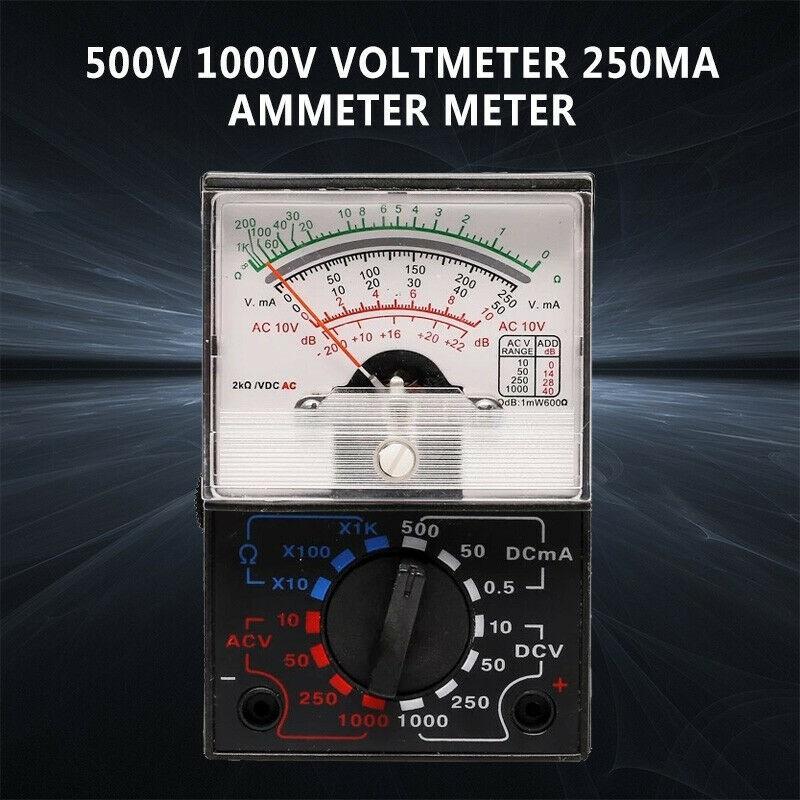 Аналоговый мультиметр, тестер, аксессуар, амперметр MF-110A