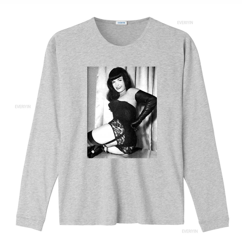 Vintage 90s Bettie Page Pin Up Girl Print T Shirt Medium vintage Washed Breathable Slightly Stylish Soft Stretched Casual