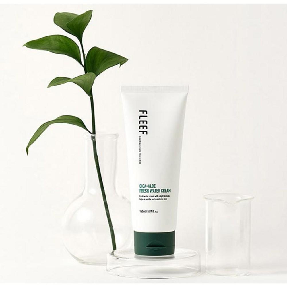 FLEEF Мужской увлажняющий крем Cica Aloe Fresh с мягкой кислотностью, 150 мл, 1 упаковка
