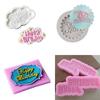DIY Cake Decorating Tools Silicone Cake Fondant Mold 1Pcs Happy Birthday Shaped Baking Accessories
