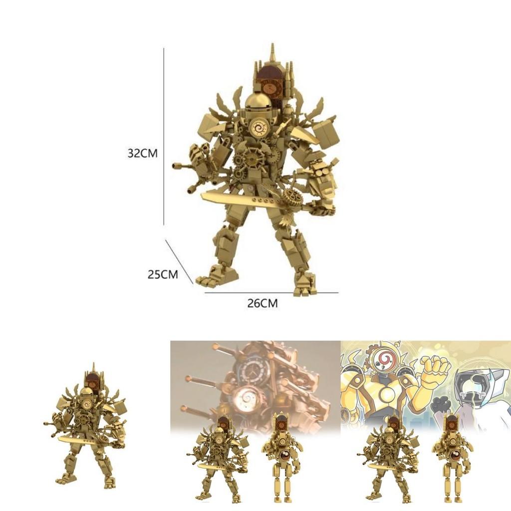 Skibidi Toilet Block Set With Abs Plastic Construction For Creative Building Enthusiasts