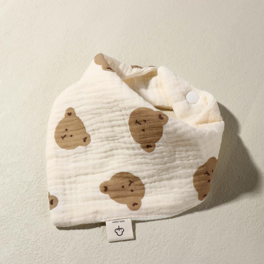 Печать на полотенце для слюны Хлопковые салфетки для отрыжки Регулируемые детские муслиновые нагрудники Нагрудники для кормления