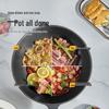 COOKER KING Maifan Stone Non-stick Flat-Bottom Wok 30cm