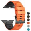Силиконовый Ремешок Для Apple Watch Браслет 45мм 46мм 49мм для IWatch Серии 11 10 9 8 7 6 5 Se 4 3 Ultra 3 2 49мм Аксессуары