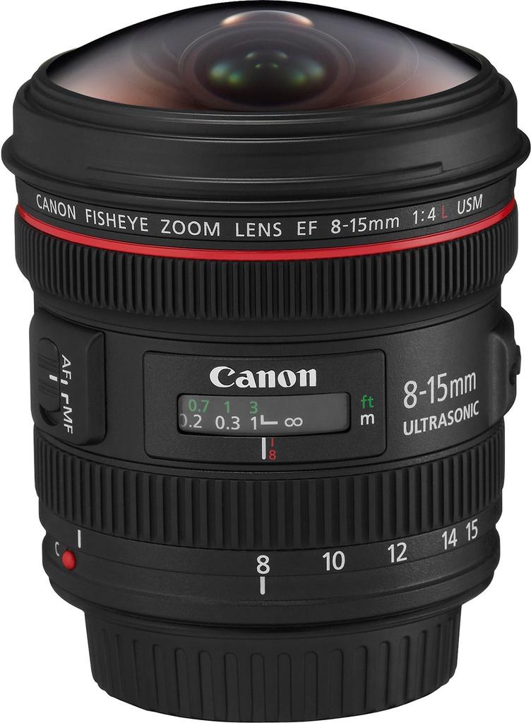 Canon Ultra Wide Angle Zoom Lens F4L Fisheye USM Full Size Compatible EF8-15mm