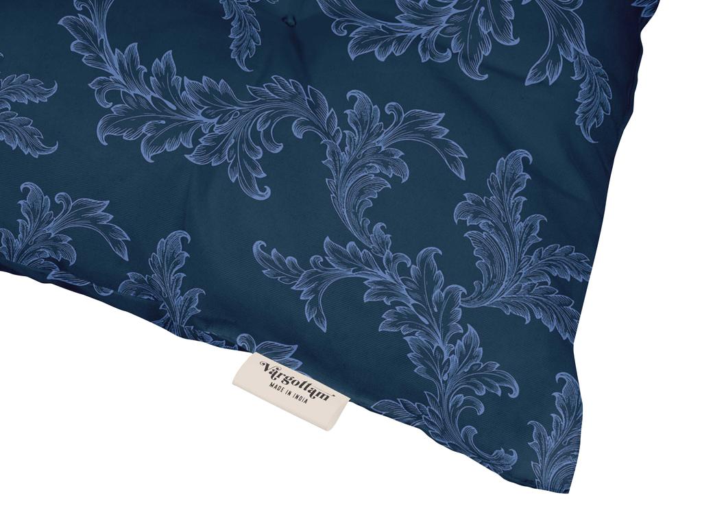 Vargottam Комплект из 2 квадратных подушек для сидения для патио с ворсом и принтом, водостойкая, 19 дюймов, фиолетовая |