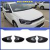 2 шт. для Volkswagen VW Polo MK5 6R 6C 2009-2017 ABS, боковое крыло заднего вида, крышка зеркала, отделка корпуса, OX, рог, стиль, внешний вид