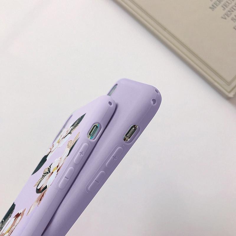 Мягкий силиконовый чехол с цветком для Samsung A55 M35 S24 Redmi Note 13 Pro 13C 14 Xiaomi Poco C65 iPhone 15 Huawei Honor 200 Realme 9 Camera Противоударный чехол