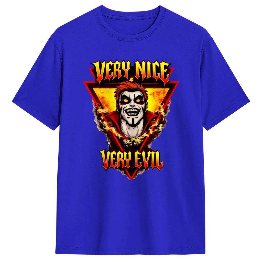 Danhausen Very Nice Very Evil TShirt Summer Cotton TShirts For Mens Novelty Casual Tee Shirt Short Sleeve Classic Top Tees