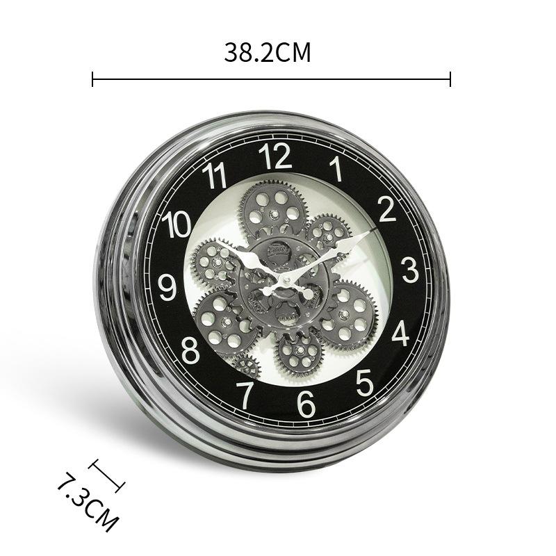 Round Wall Clock Crafts Clock Gear Hot Selling Wall Hanging Vintage Industrial Clock