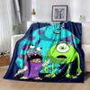 1pc Monsters, Inc. Printing Blanket - Soft, All-Season Throw for Office Blanket,  | Personalized Gift with Adorable Cartoon Design