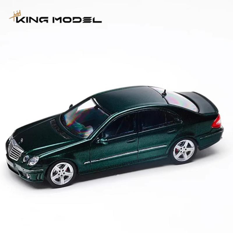 In Stock King Model 1:64 Mercedes-benz E63 Amg W211 Series Simulation Alloy Miniature Die-casting Car Model Custom Toys Gift