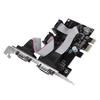 PCI E to RS232 2 port Serial Port Converter PCI Express Controller Adapter Expansion Card