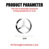 UCPFD1 Hot 2026 New For Benz Car Logo Stickers Metal emblem Accessories For Mercedes Benz AMG W206 W204 W205 W212 W213 W221 W222 W223 W