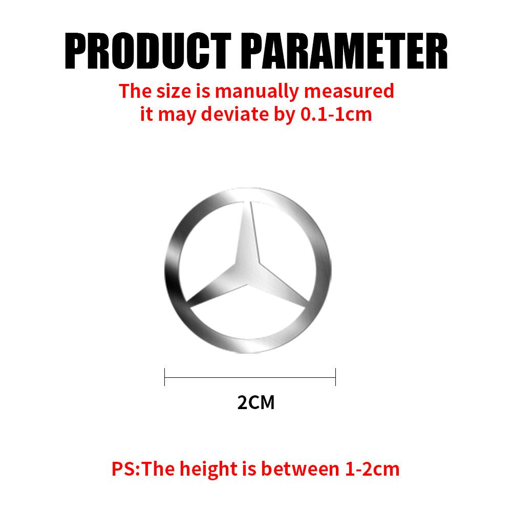 UCPFD1 Hot 2026 New For Benz Car Logo Stickers Metal emblem Accessories For Mercedes Benz AMG W206 W204 W205 W212 W213 W221 W222 W223 W