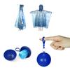 Lightweight Disposable Raincoat Rain Poncho with Ball Case