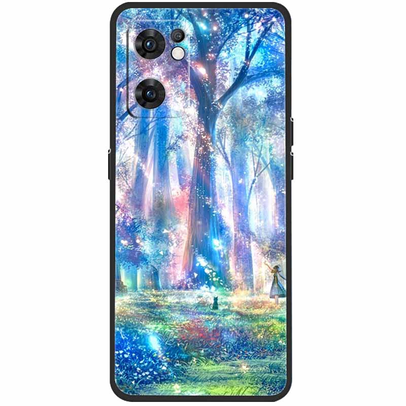 For Oppo Find X5 Lite Case Silicone Soft Protective Black TPU Phone Funda for Oppo Find X5Lite 5G 2022 Case CPH2371 Fashion Bag