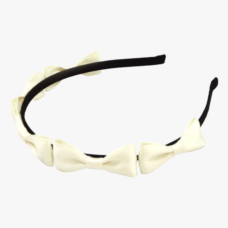 РОЗОВЫЙ АНАНАСОВЫЙ ЛЕНТОЧНЫЙ ПУЧОК ПОВЯЗКА НА ГОЛОВУ_СЛОНОВАЯ КОСТЬ