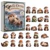 Creative Gift for Friends Otters Advent Calendars 2026, 24 Days 2D Flat Acrylic Ornaments Christmas Winter Holiday Collectibles Countdown Calendar,