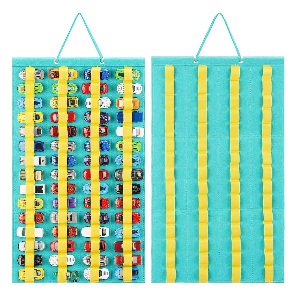 Подвесные органайзеры для хранения игрушечных машинок, игрушечные грузовики, витрина для игрушечных машинок, вмещает 60 игрушечных машинок и игрушечных грузовиков
