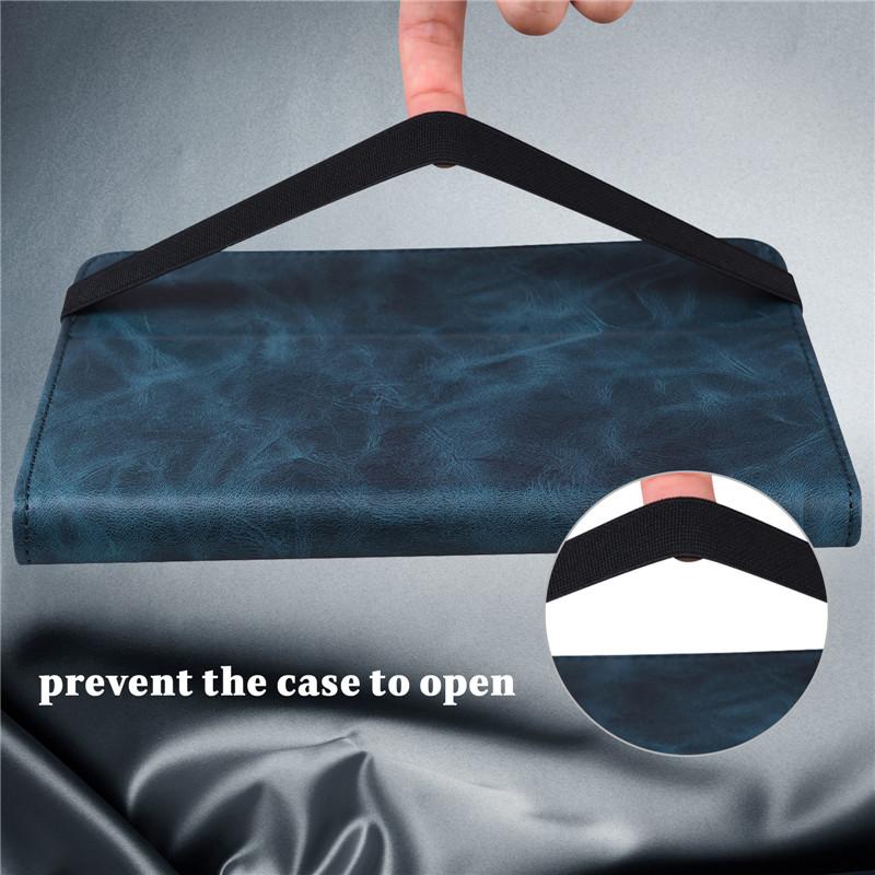 Чехол-кошелек Funda для Samsung Galaxy Tab A11 Case 2025 SM-X130 X135 из роскошной ПУ-кожи с подставкой для планшета Galaxy Tab A11 8,7 дюйма