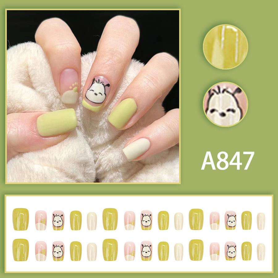 24 предмета Европа, Америка, простой и нежный темперамент, милая девушка маникюр фильм, элитный стиль мода фея ниша носить доспехи