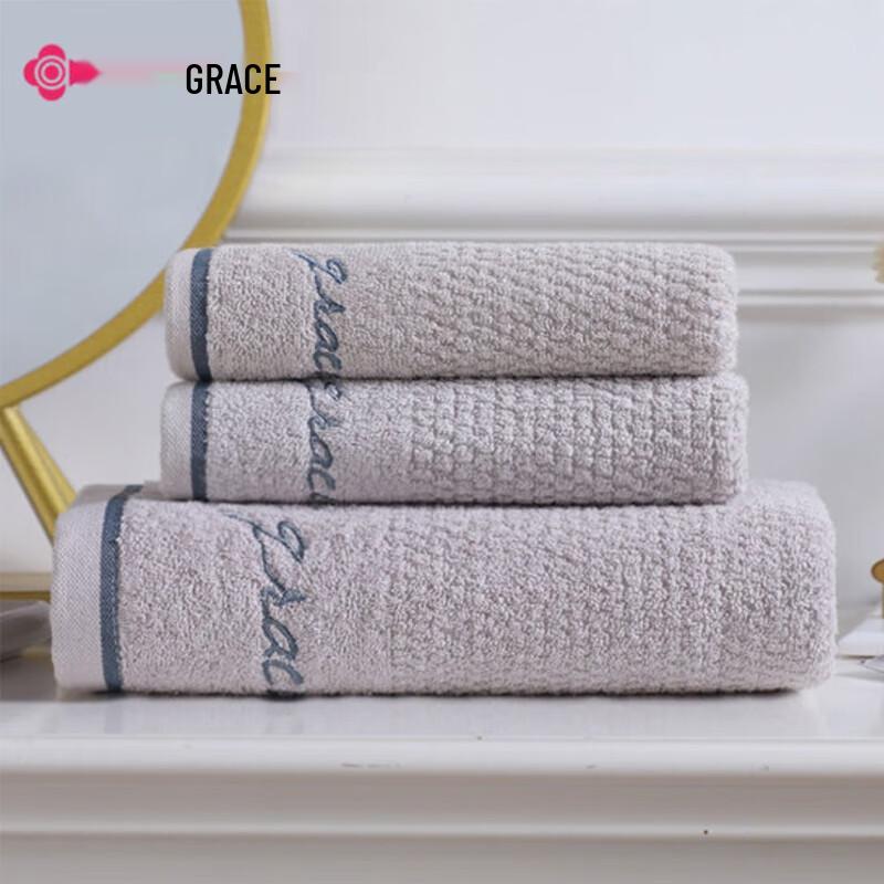 Grace Набор банных и лицевых полотенец из чистого хлопка