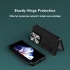 Складной чехол с сенсорным стилусом для Samsung Galaxy Z Fold 6 5 4 3 Armor Stand с полной защитой объектива и закаленной пленкой