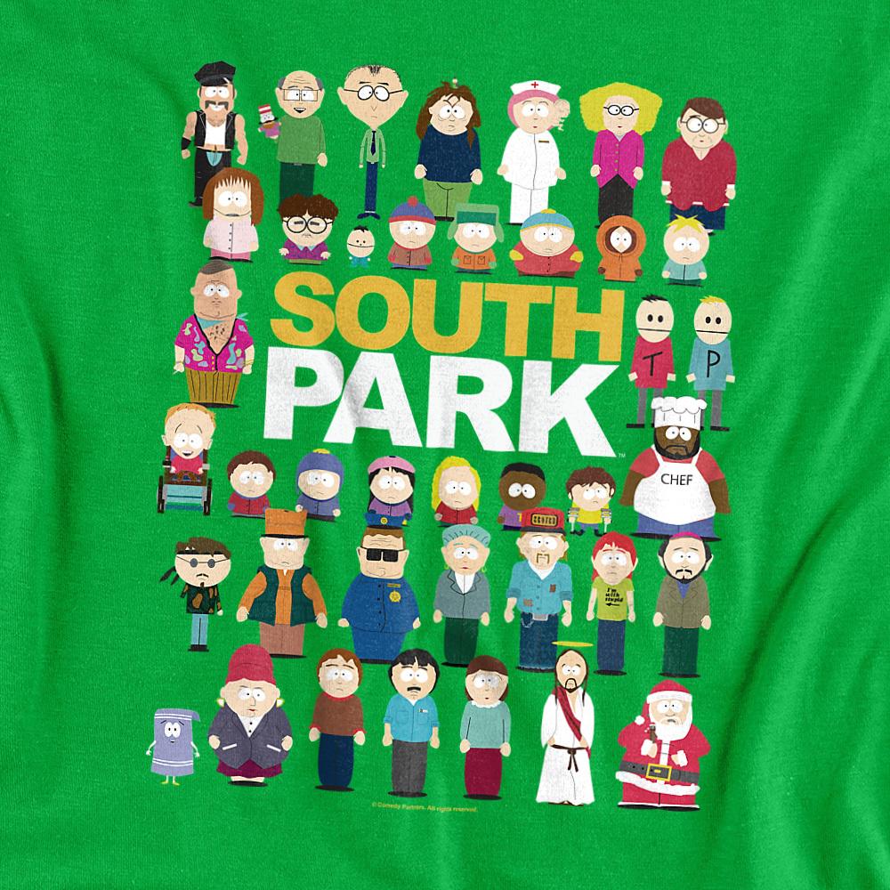South Park Unisex Adult Full Cast T-Shirt